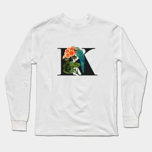 Botanical Alphabet K Long Sleeve T-Shirt